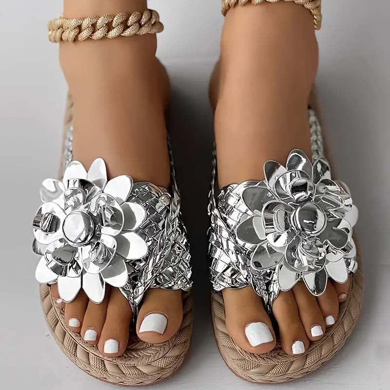 Alba - Sandalias florales