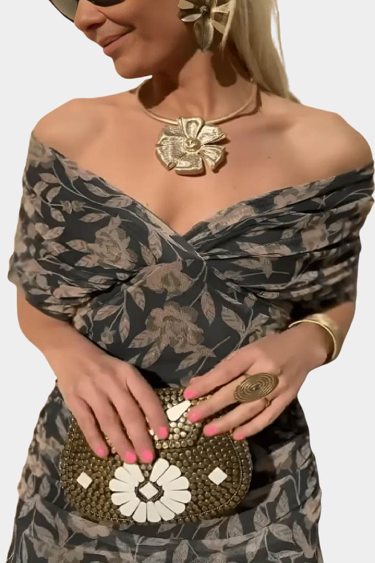 Sonia - Vestido floral de caída etérea