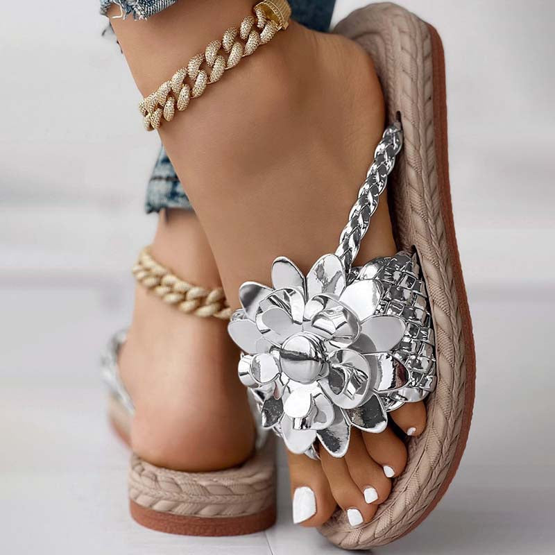 Alba - Sandalias florales