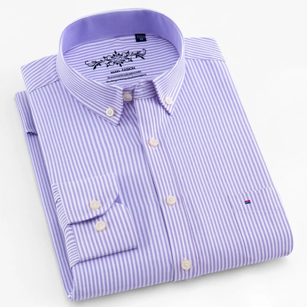 Alberto -  Camisa clásica a rayas