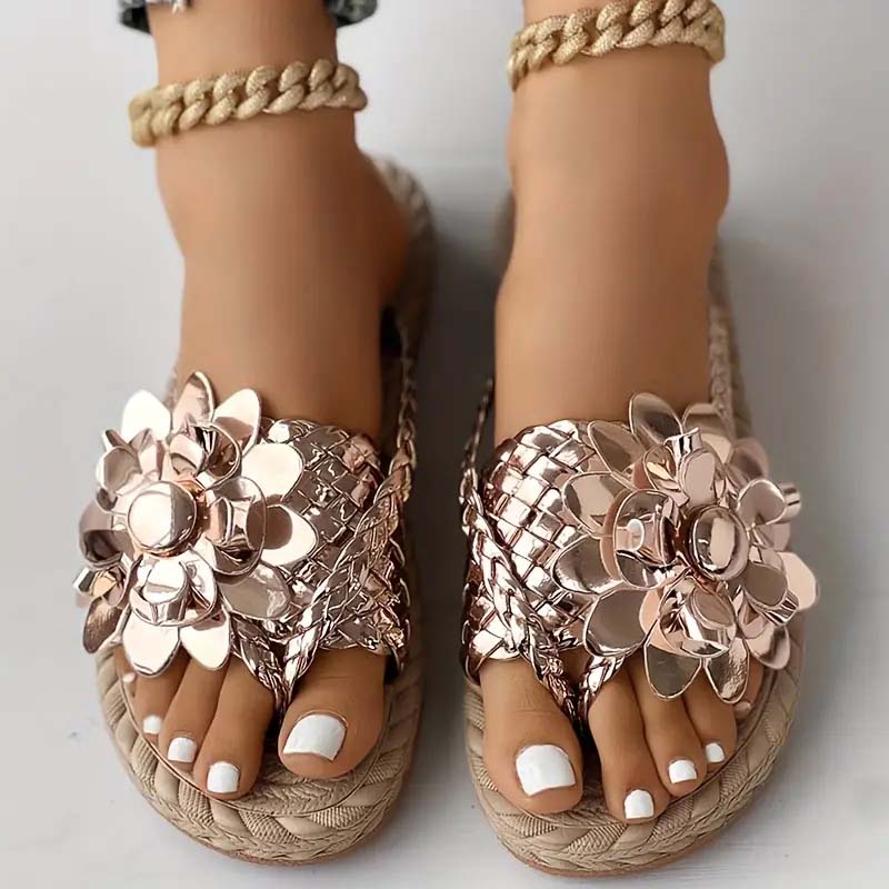 Alba - Sandalias florales