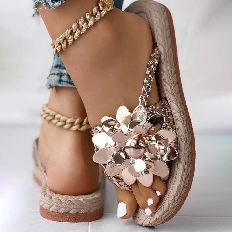 Alba - Sandalias florales