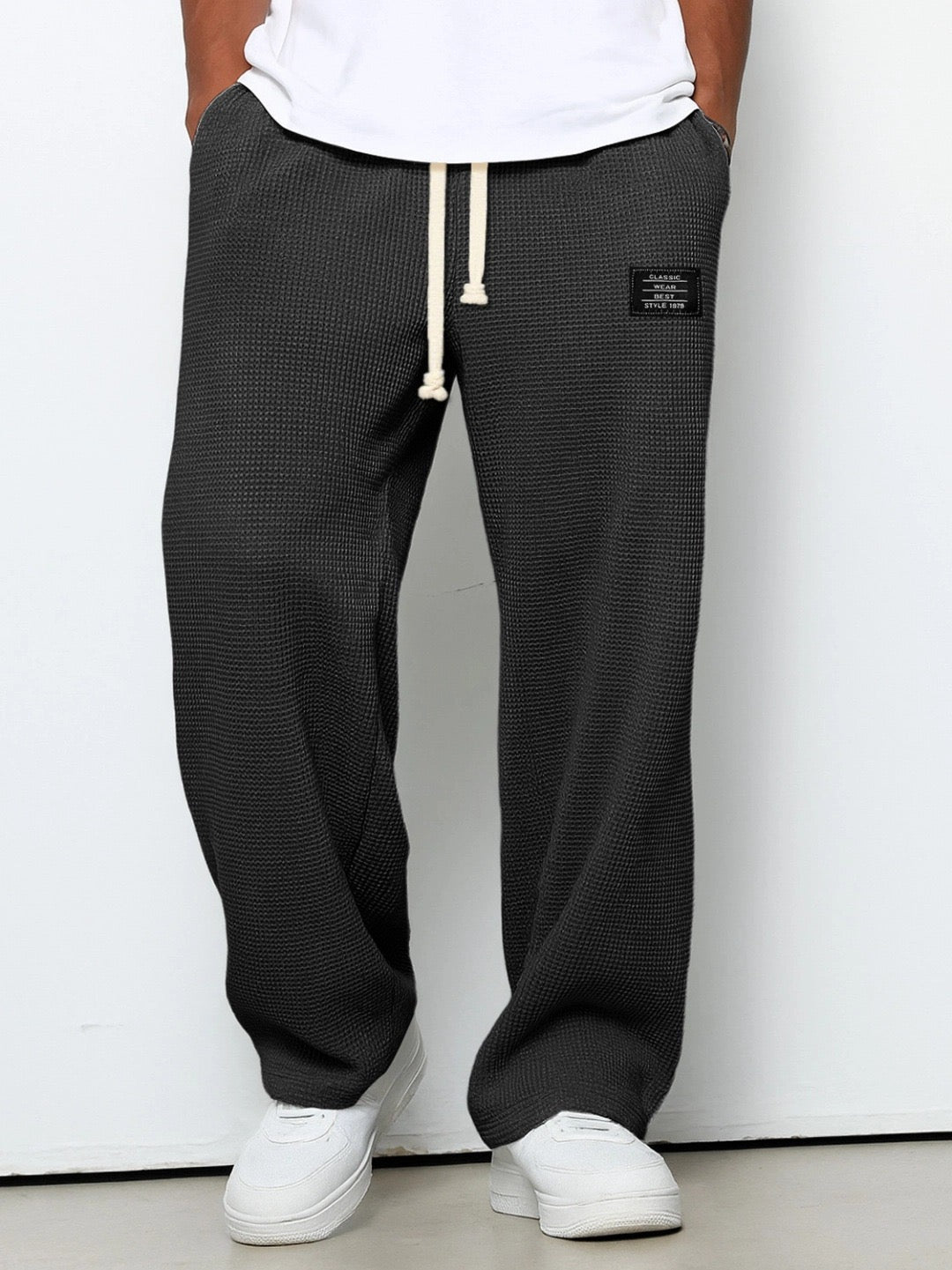 Jonathan - Pantalones anchos con cintura ajustable