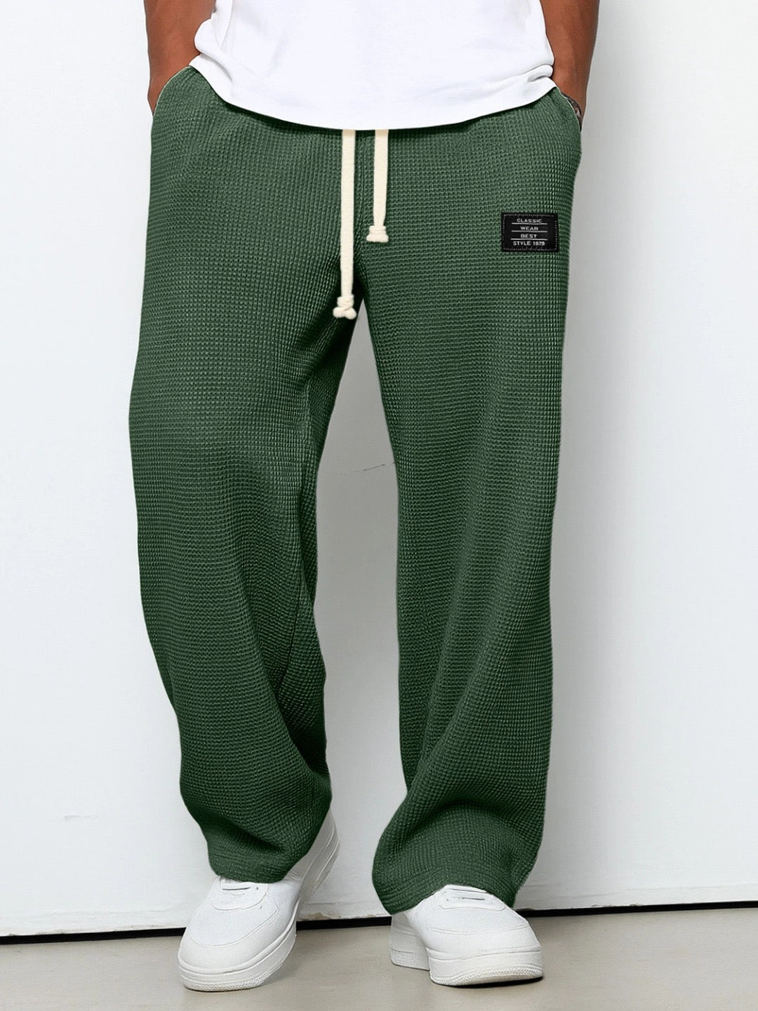 Jonathan - Pantalones anchos con cintura ajustable