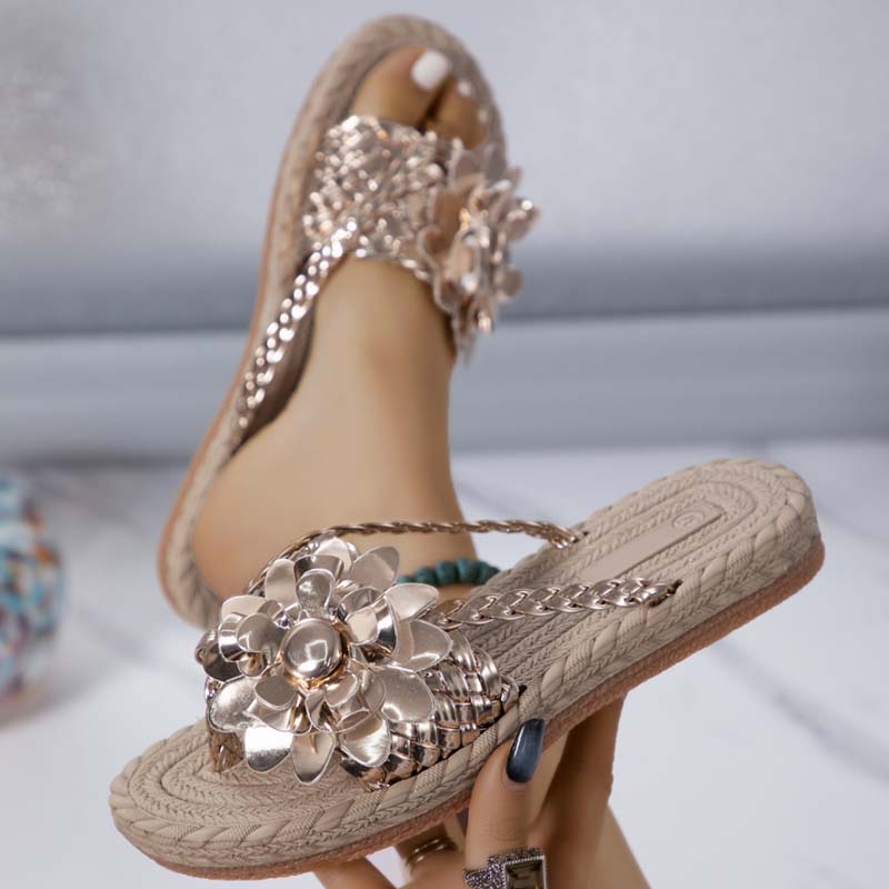 Alba - Sandalias florales