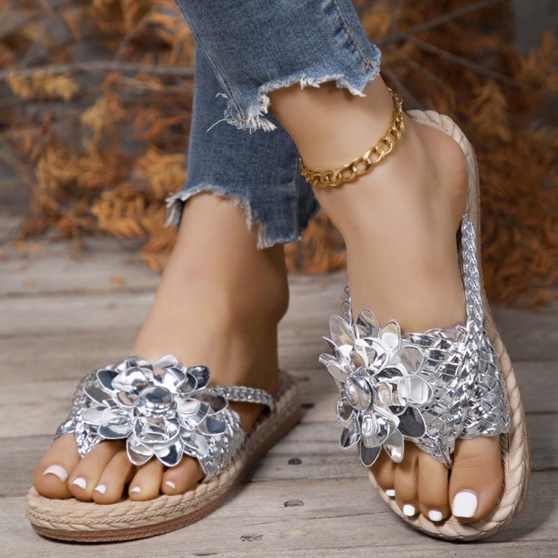 Alba - Sandalias florales