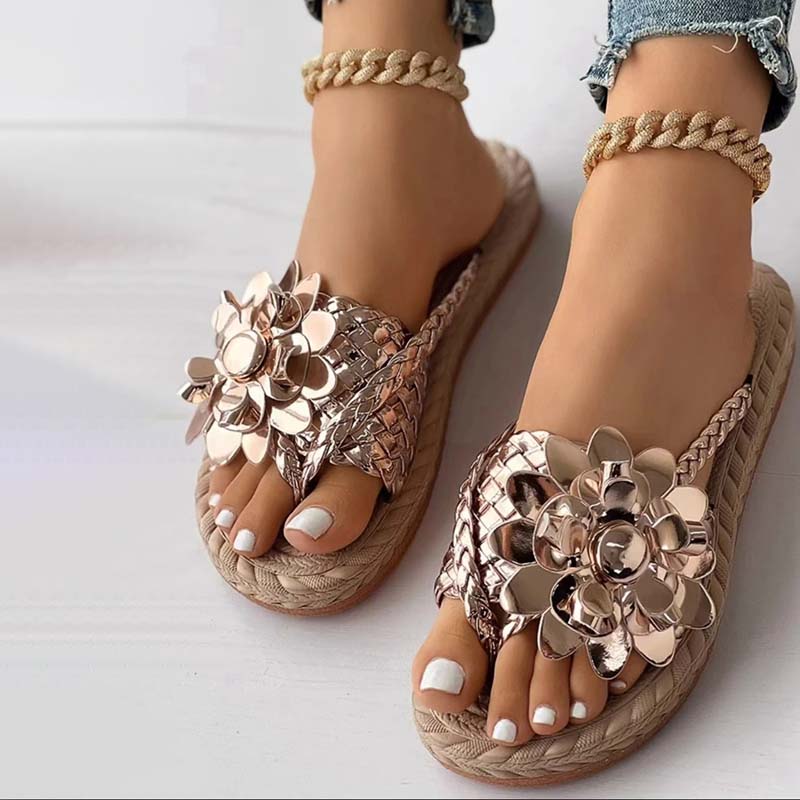 Alba - Sandalias florales