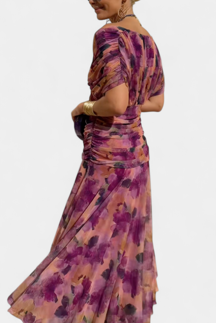 Sonia - Vestido floral de caída etérea