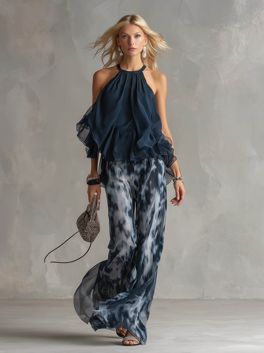 Lola - Conjunto elegante de tela ligera con caída fluida