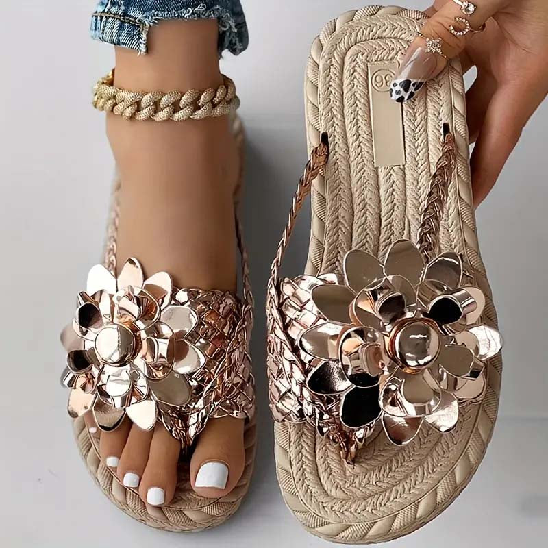 Alba - Sandalias florales