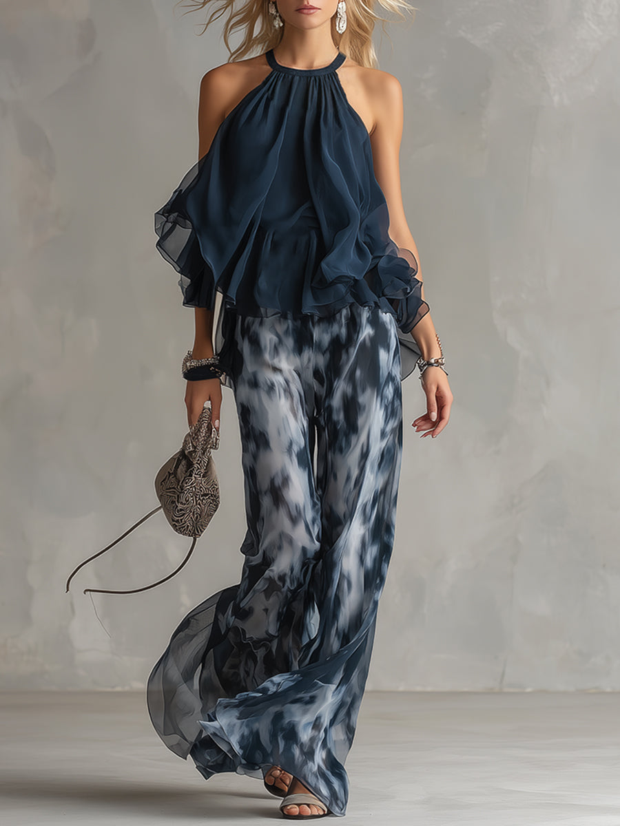 Lola - Conjunto elegante de tela ligera con caída fluida