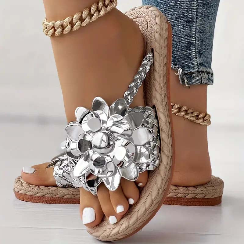 Alba - Sandalias florales