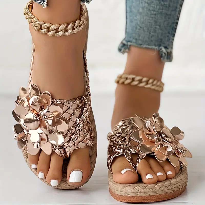 Alba - Sandalias florales