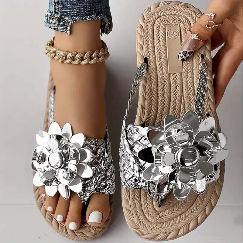 Alba - Sandalias florales