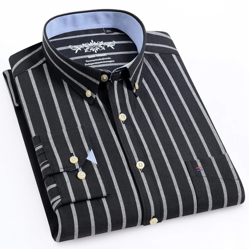 Alberto -  Camisa clásica a rayas